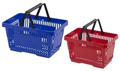 Winkelmandjes in diverse afmetingen en kleuren
